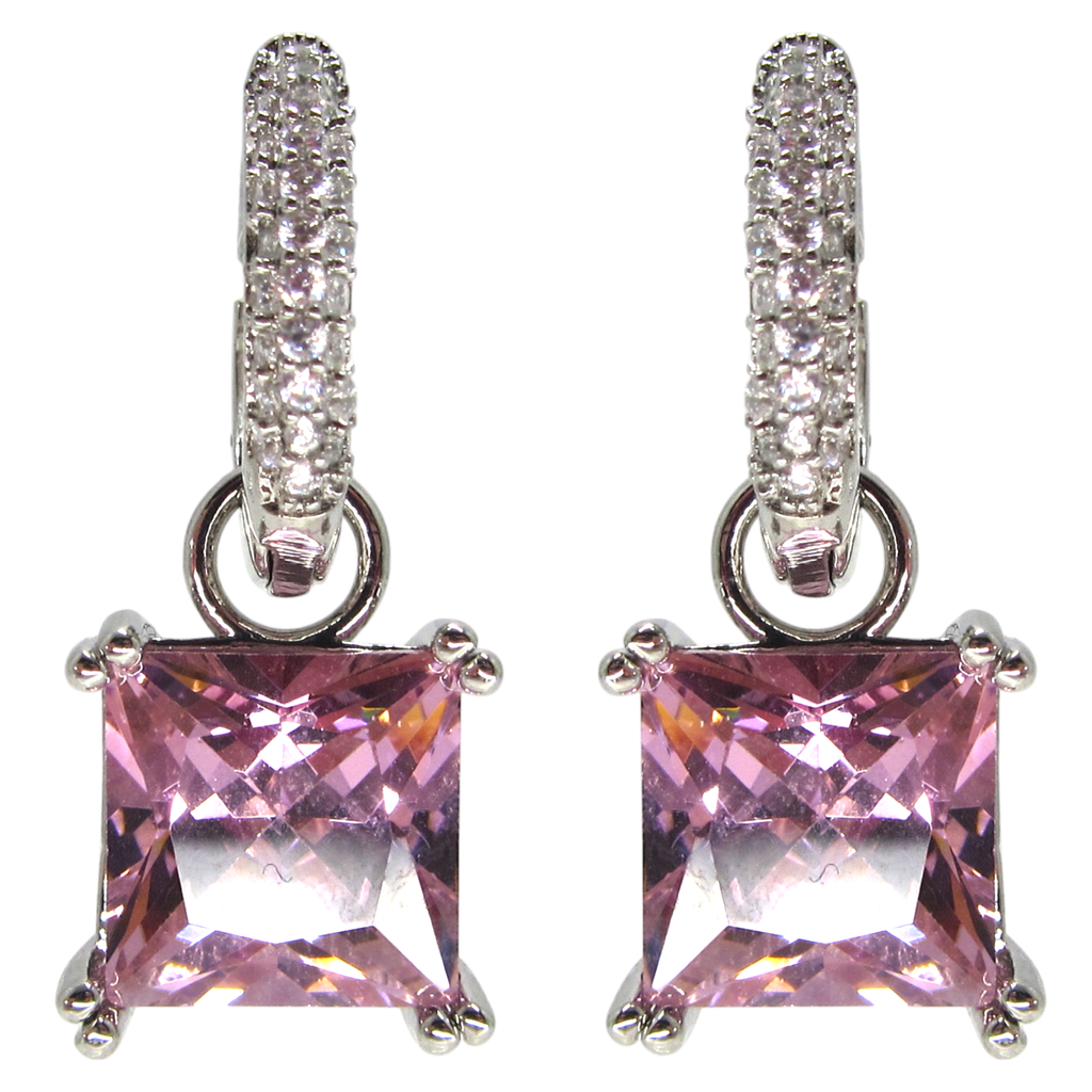 RHODIUM PLATED EARRINGS