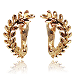 [2100700195544] 18K GOLD PLATED EARRINGS