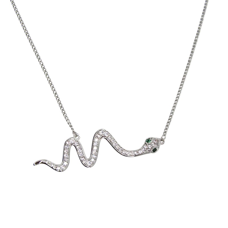 RHODIUM PLATED NECKLACE
