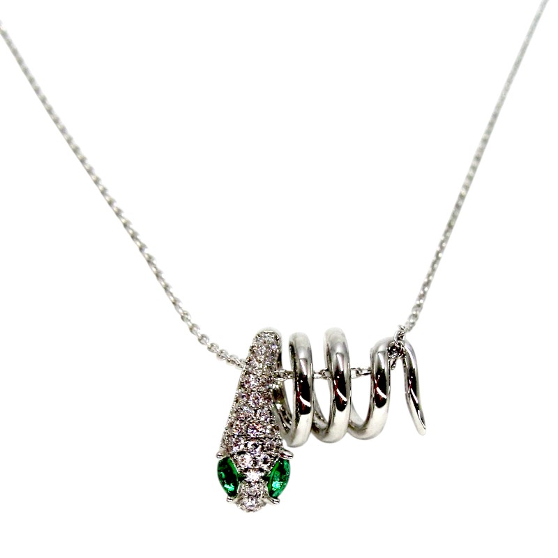 RHODIUM PLATED NECKLACE