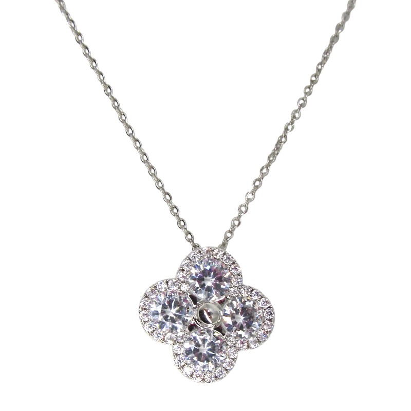 RHODIUM PLATED NECKLACE