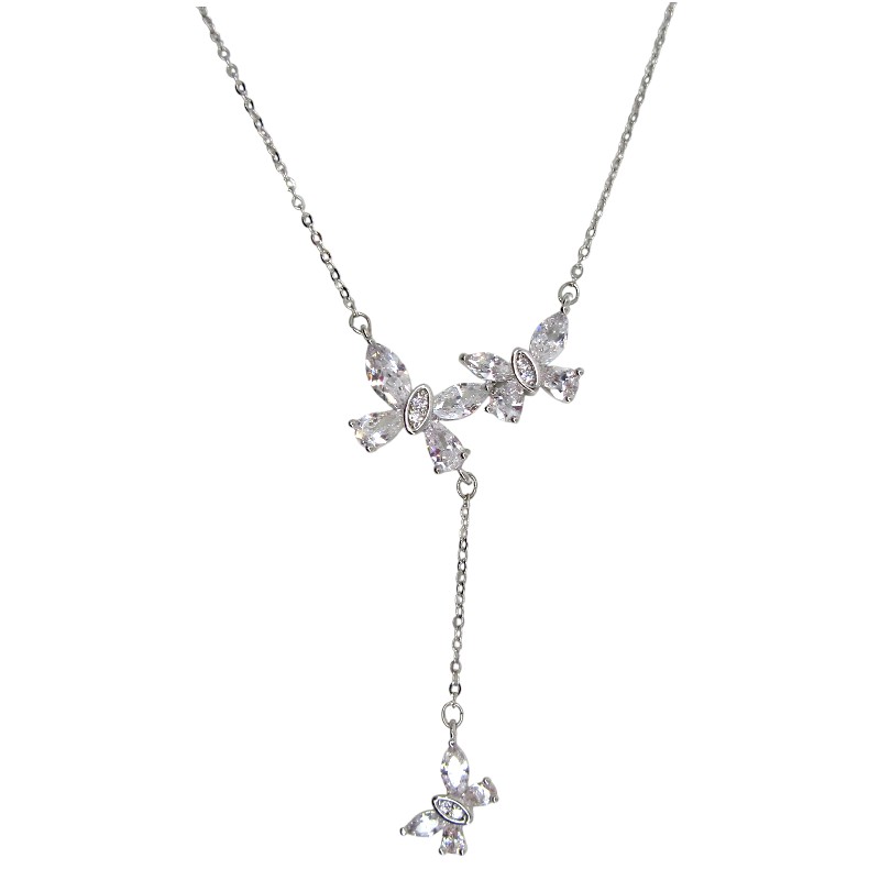 RHODIUM PLATED NECKLACE