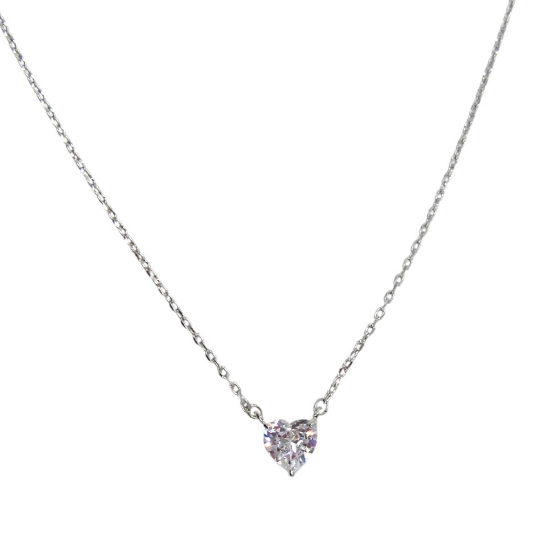 RHODIUM PLATED NECKLACE
