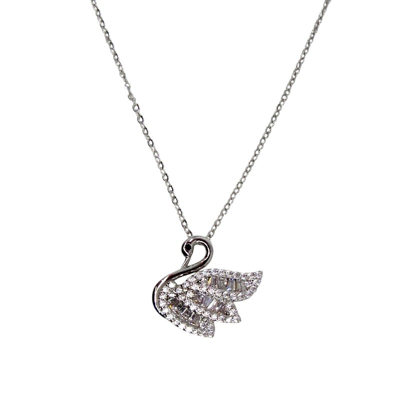 RHODIUM PLATED NECKLACE