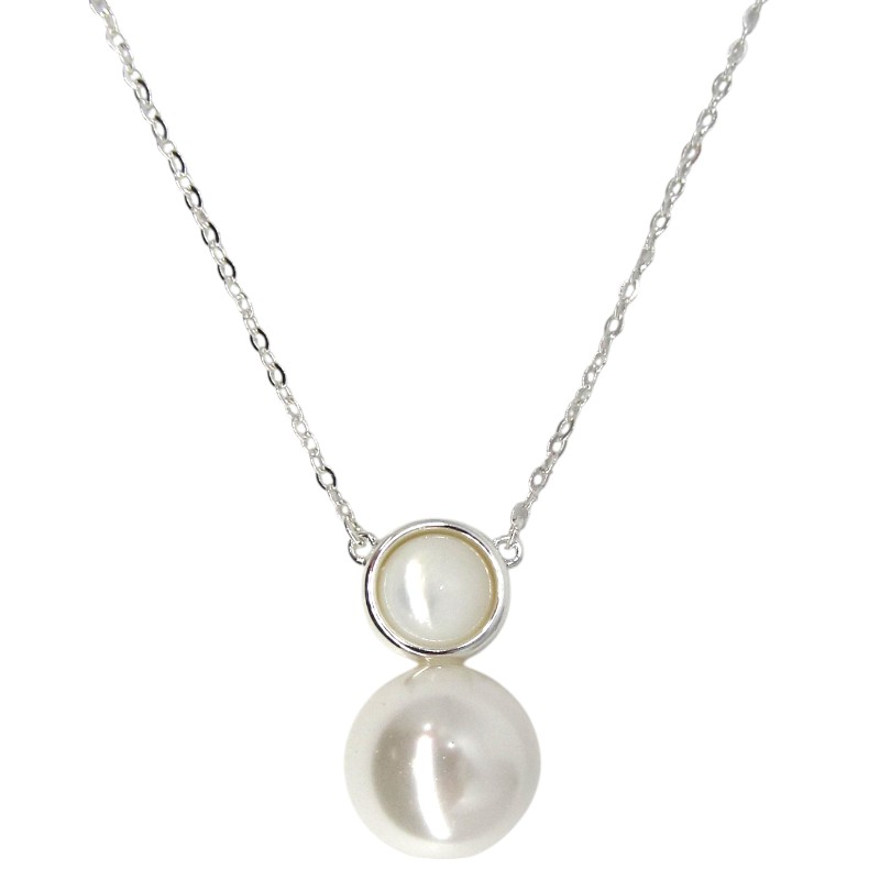 RHODIUM PLATED NECKLACE