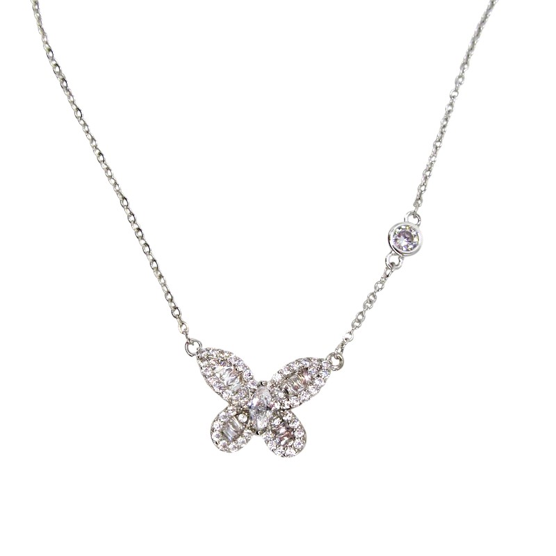 RHODIUM PLATED NECKLACE