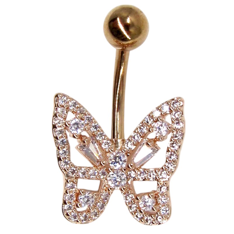 GOLD PLATED BELLY PIERCING