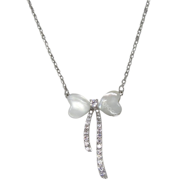 RHODIUM PLATED NECKLACE