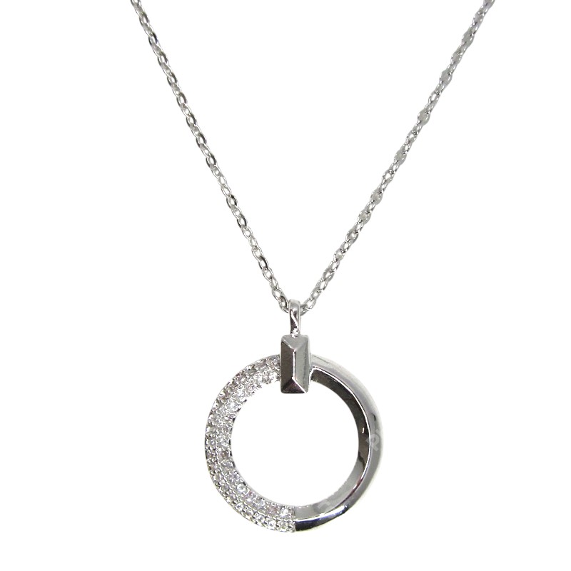 RHODIUM PLATED NECKLACE