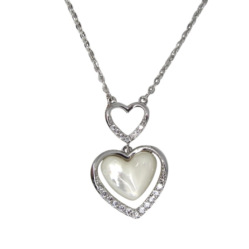 RHODIUM PLATED NECKLACE