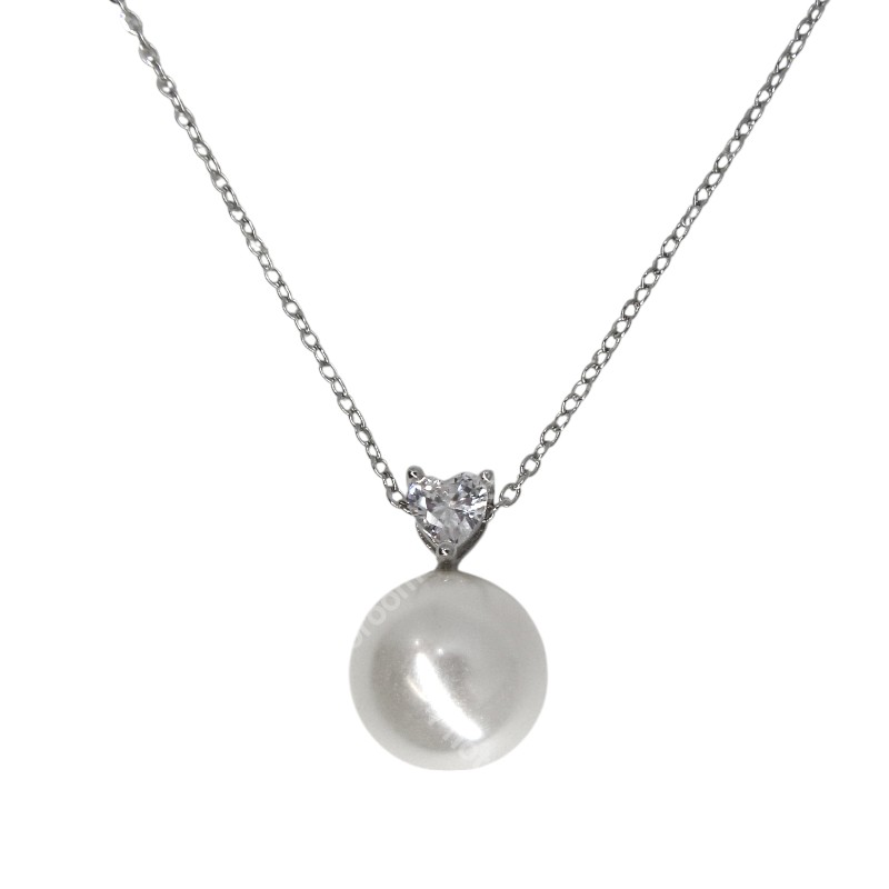 RHODIUM PLATED NECKLACE