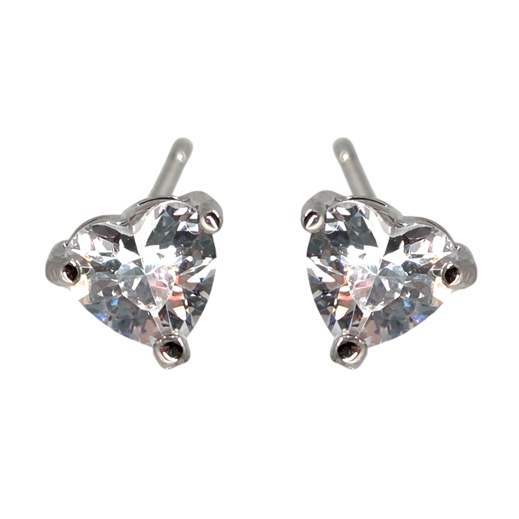 RHODIUM PLATED EARRINGS