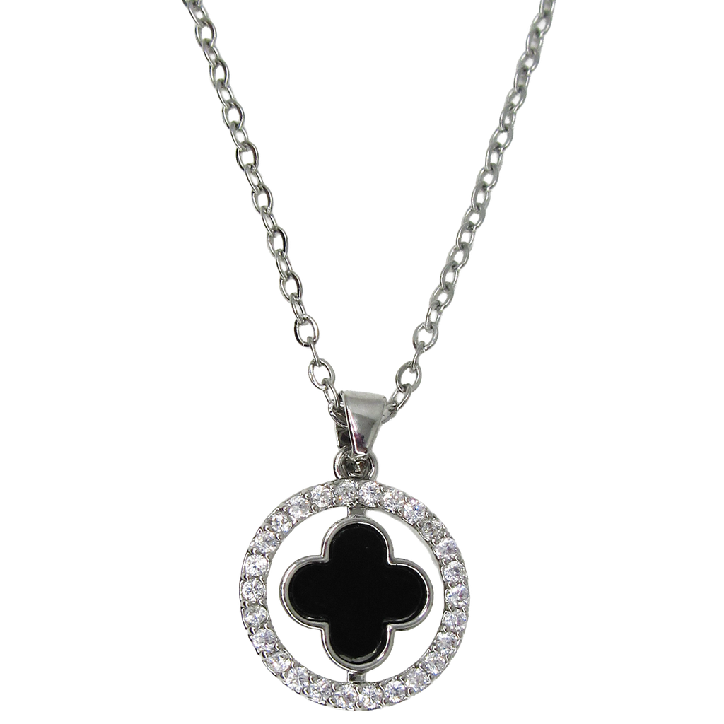 RHODIUM PLATED NECKLACE