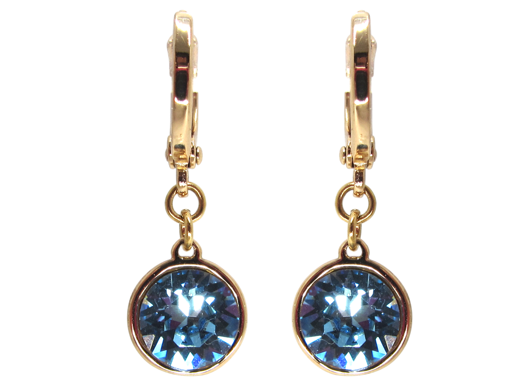 18K GOLD PLATED SWAROVSKI EARRINGS