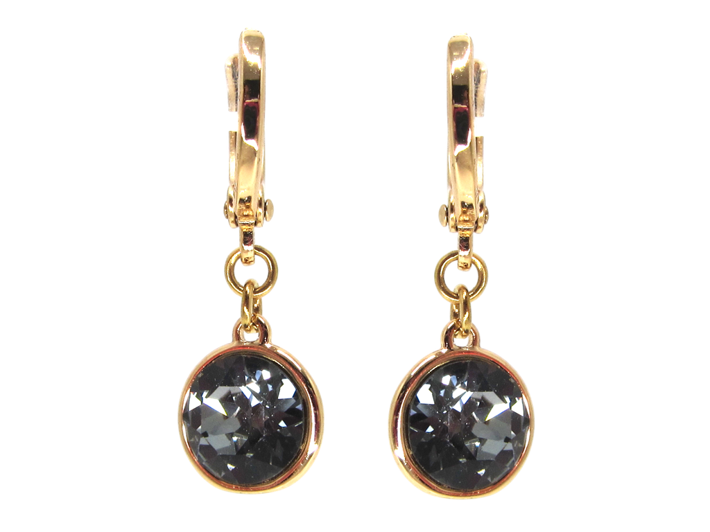 18K GOLD PLATED SWAROVSKI EARRINGS