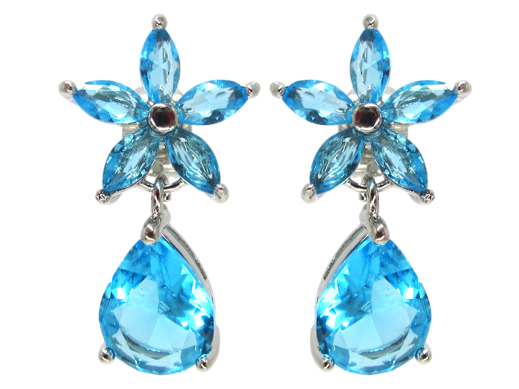 RHODIUM PLATED EARRINGS