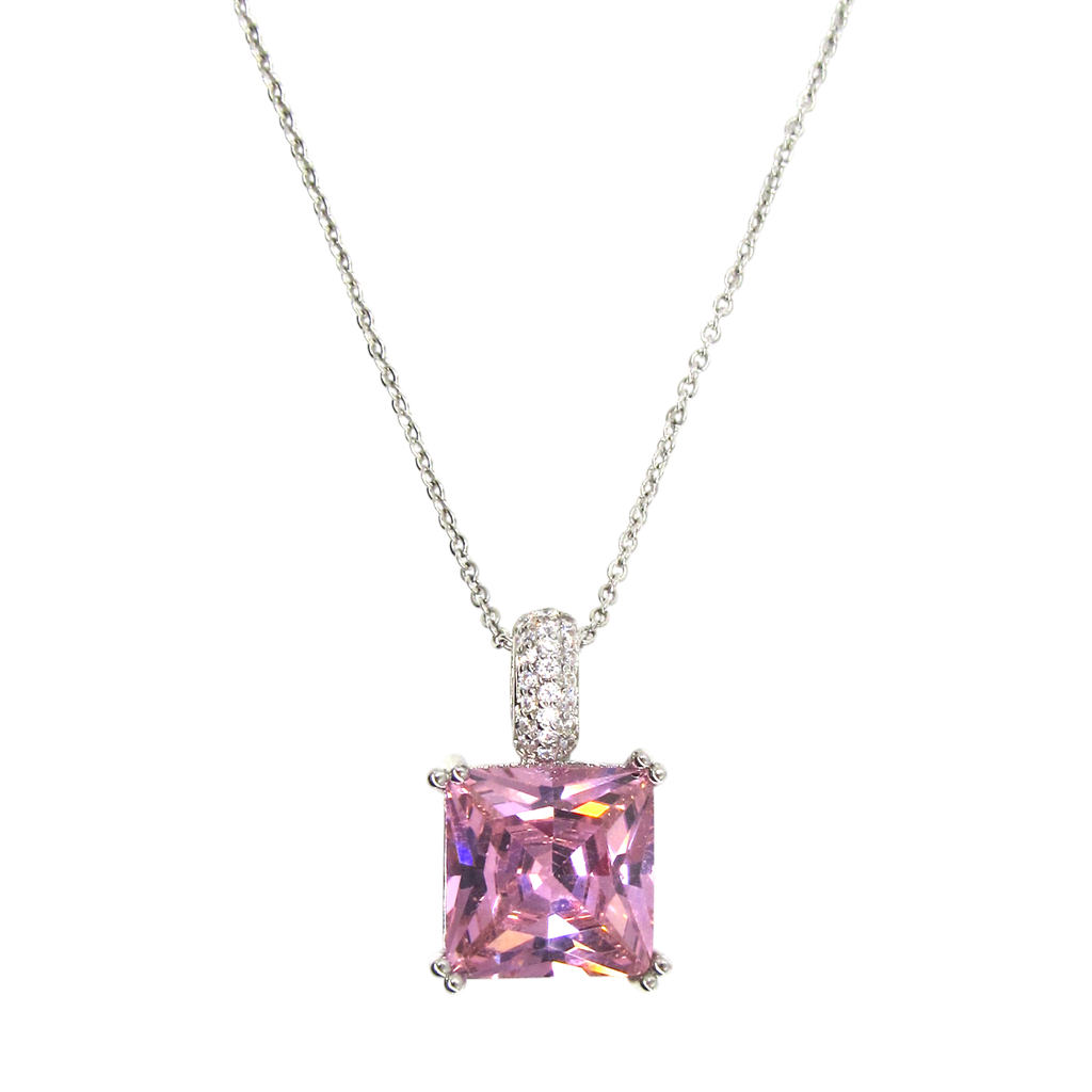 RHODIUM PLATED NECKLACE