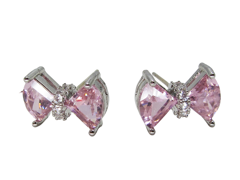 RHODIUM PLATED EARRINGS