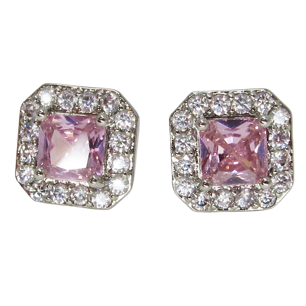 RHODIUM PLATED EARRINGS