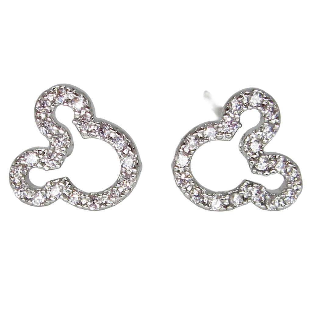 RHODIUM PLATED EARRINGS