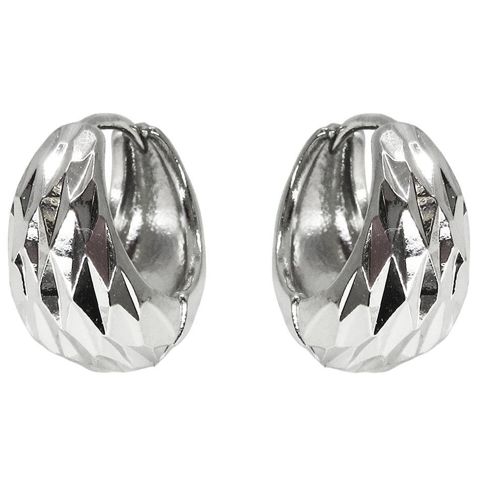 RHODIUM PLATED EARRINGS