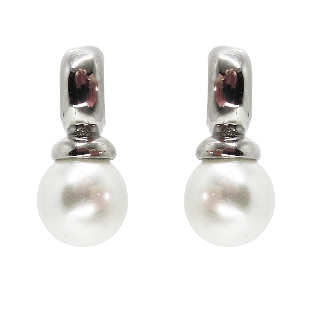 RHODIUM PLATED EARRINGS
