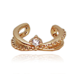 18K KULLAGA KAETUD KÕRVA CUFF