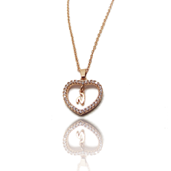 [211070002041] 18K ROSE GOLD PLATED NECKLACE