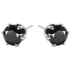 [2100701192566] RHODIUM PLATED EARRINGS