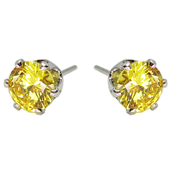 [2100701192573] RHODIUM PLATED EARRINGS