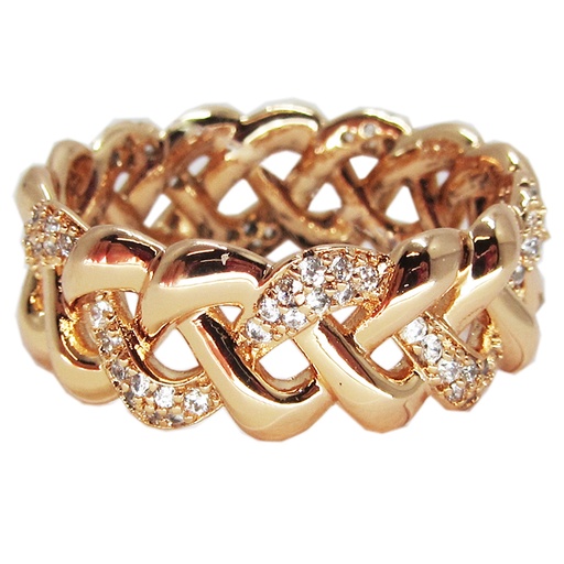 [2140101195316] 18K GOLD PLATED RING