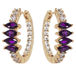 [2100701197714] 18K GOLD PLATED EARRINGS