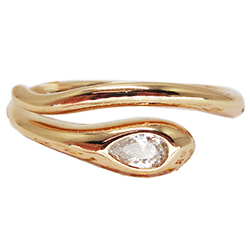 [2140101199659] 18K GOLD PLATED RING