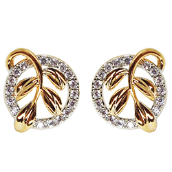 [2100701202142] 18K GOLD PLATED EARRINGS