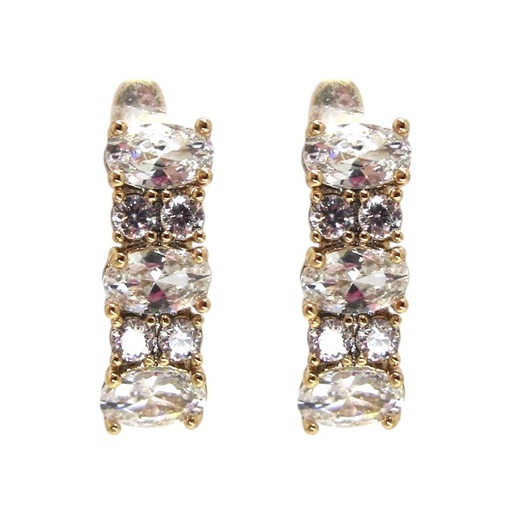 [2100701210253] 18K GOLD PLATED EARRINGS