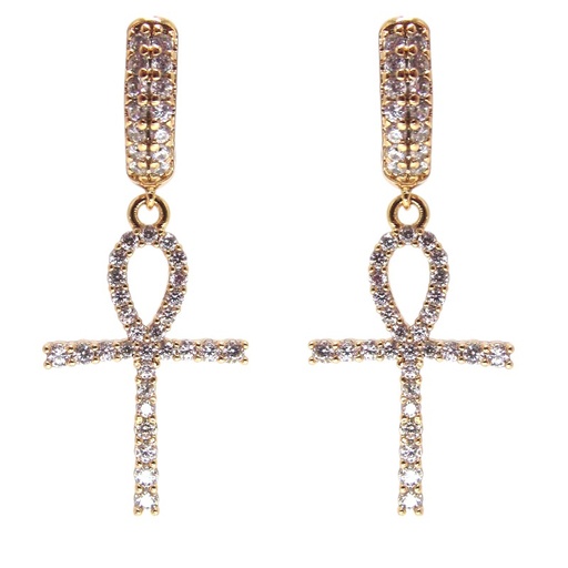 [2100701210345] 18K GOLD PLATED EARRINGS