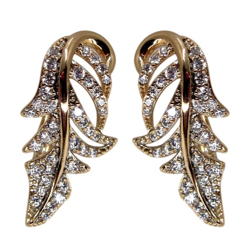 [2100701210383] 18K GOLD PLATED EARRINGS