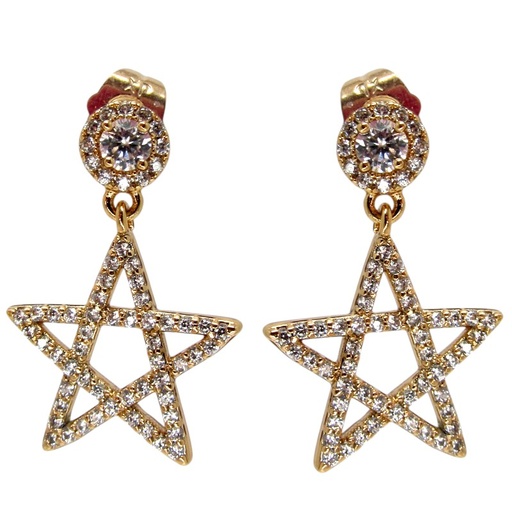 [2100701210468] 18K GOLD PLATED EARRINGS