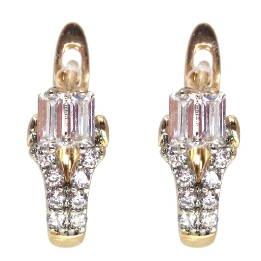 [2100701210550] 18K GOLD PLATED EARRINGS