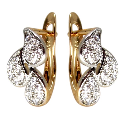 [2100701211144] 18K GOLD PLATED EARRINGS