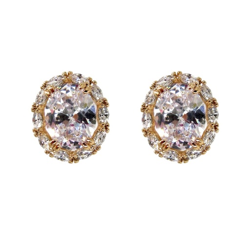 [2100701211199] 18K GOLD PLATED EARRINGS