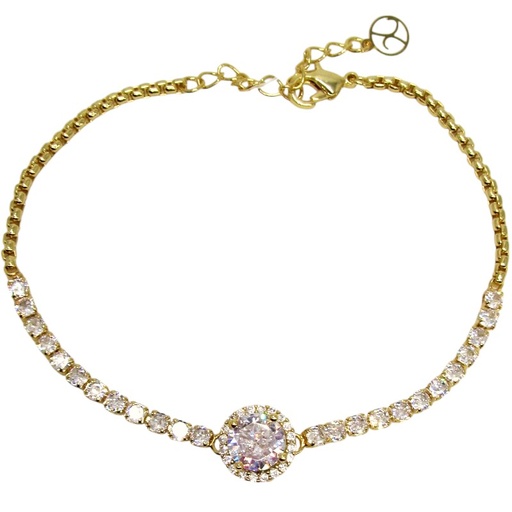 [2240101216186] 14K GOLD PLATED BRACELET