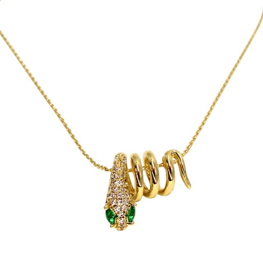 [2110701218265] 14K GOLD PLATED NECKLACE