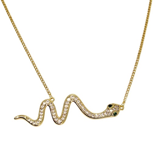 [2110701218272] 14K GOLD PLATED NECKLACE