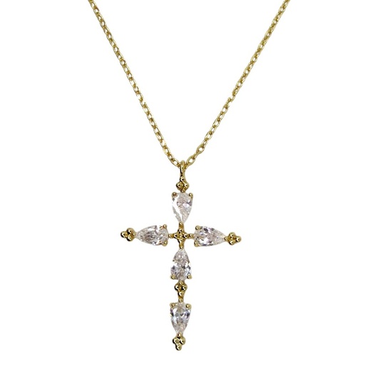 [2110701218296] 14K GOLD PLATED NECKLACE