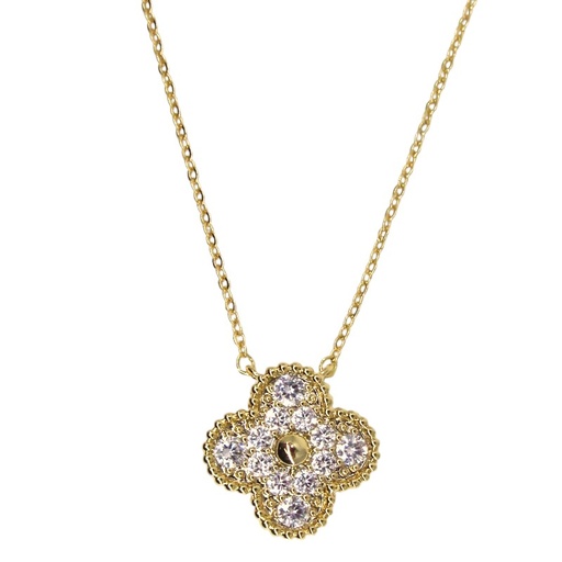 [2110701218371] 14K GOLD PLATED NECKLACE