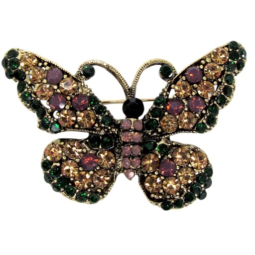 [2140201221519] BUTTERFLY BROOCH