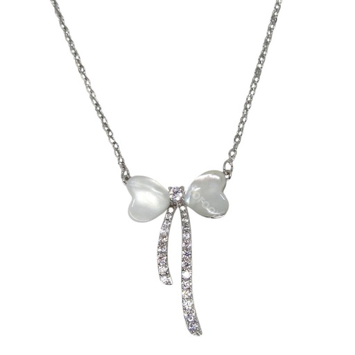 [2110701224631] RHODIUM PLATED NECKLACE