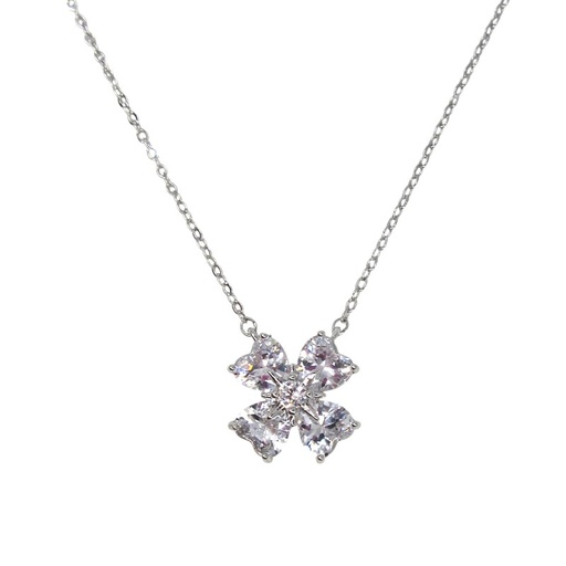[2110701225669] RHODIUM PLATED NECKLACE