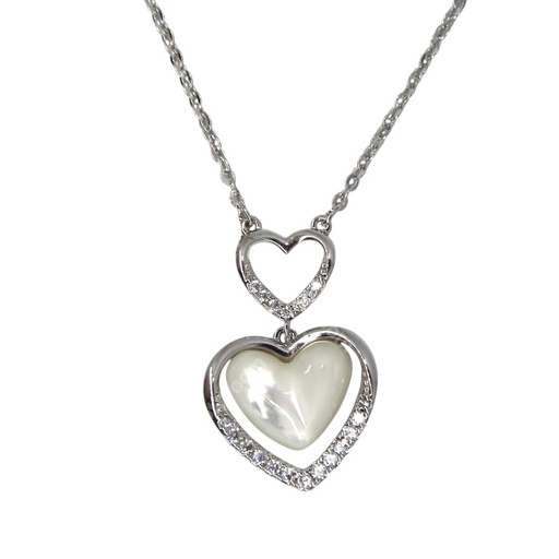 [2110701225799] RHODIUM PLATED NECKLACE